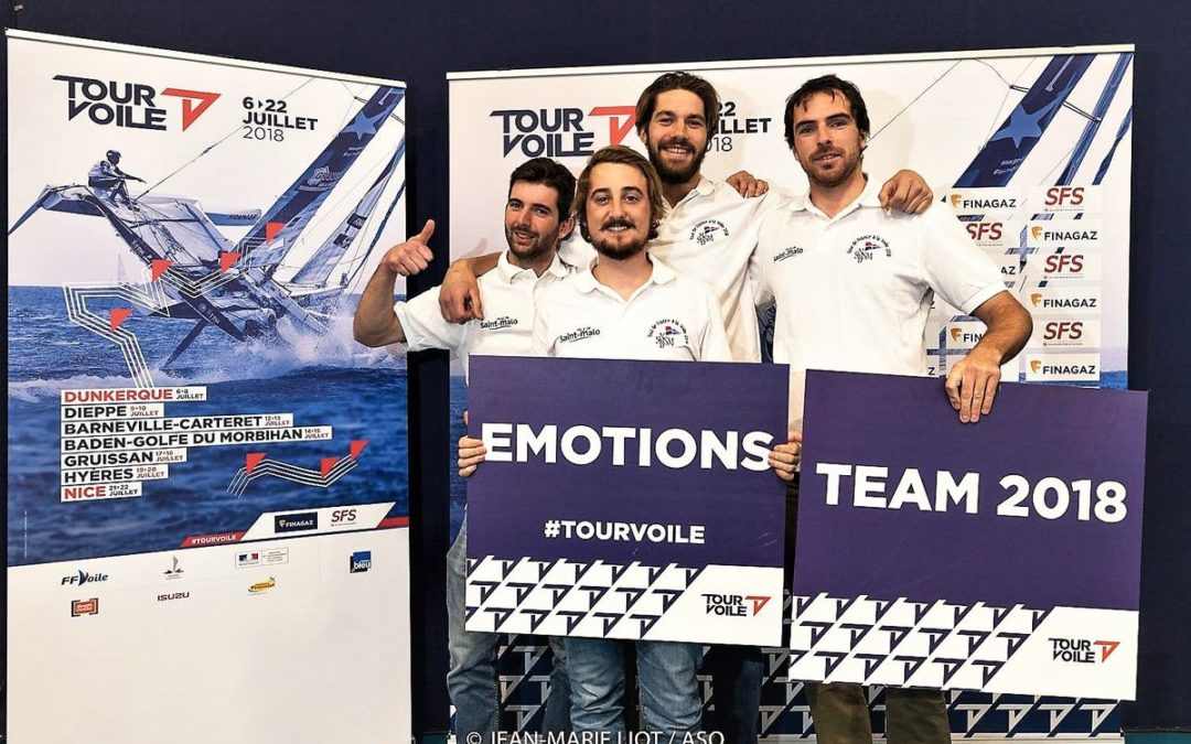 Présentation et lancement de l’équipage diam 24 Saint-Malo/SNBSM sur le Tour Voile 2018