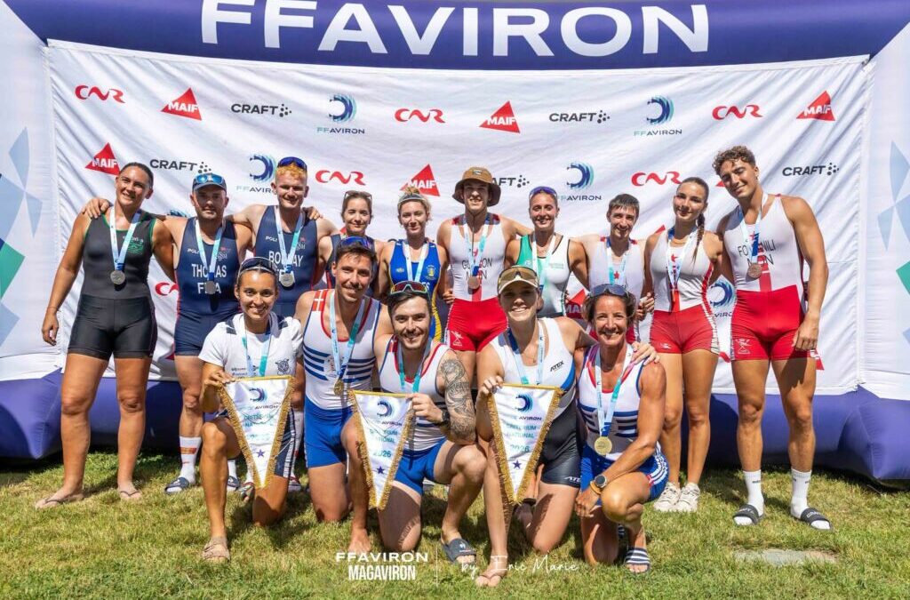 Les Malouin·es vice-champions de France de Beach Rowing !